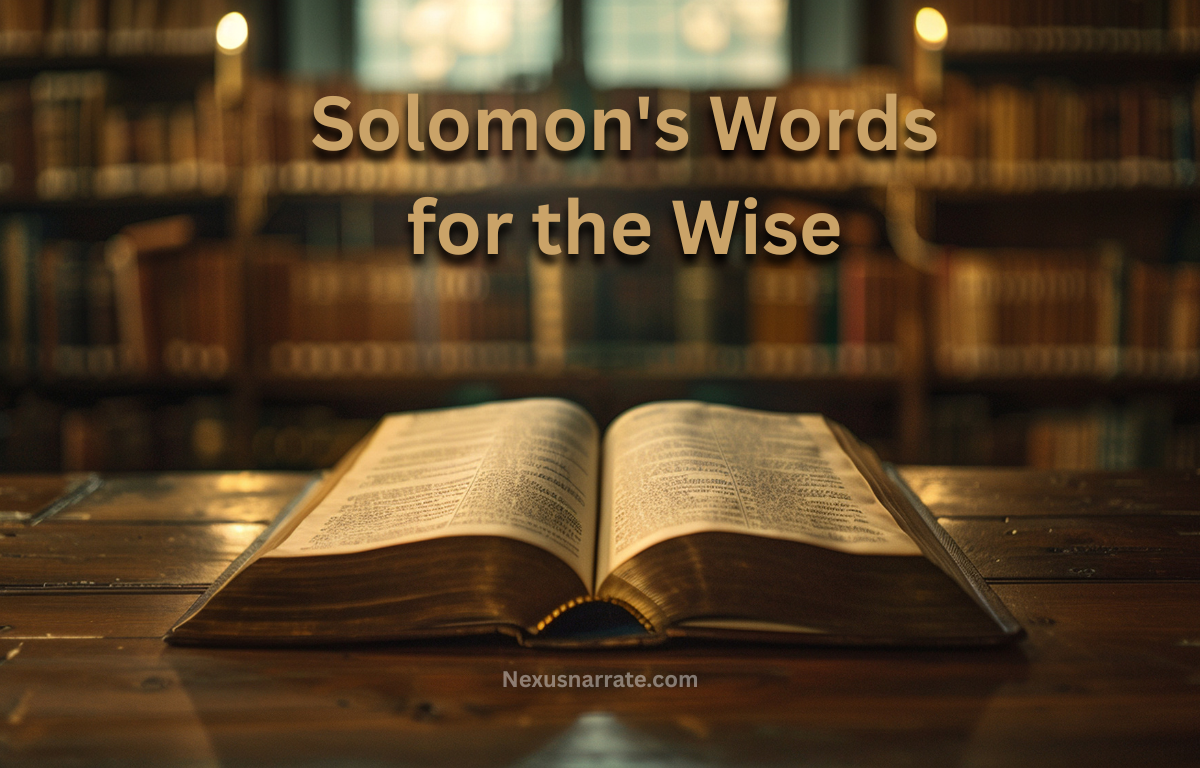 Solomon's Words for the Wise