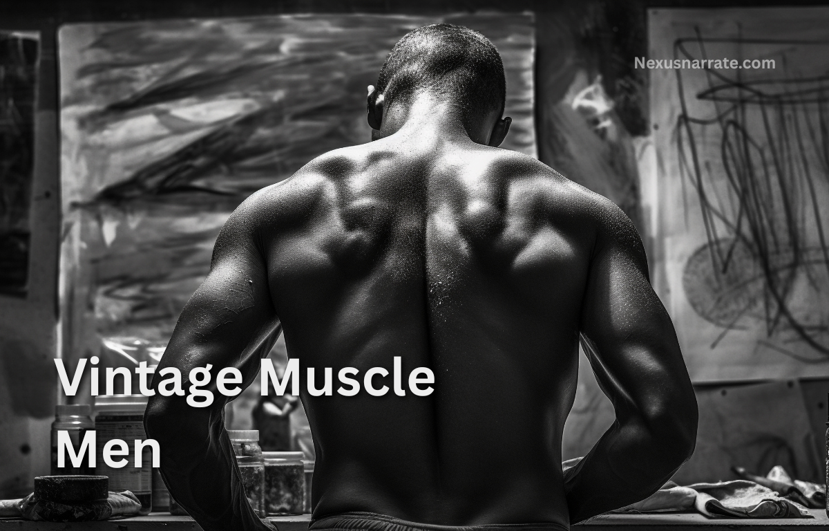 Vintage muscle men